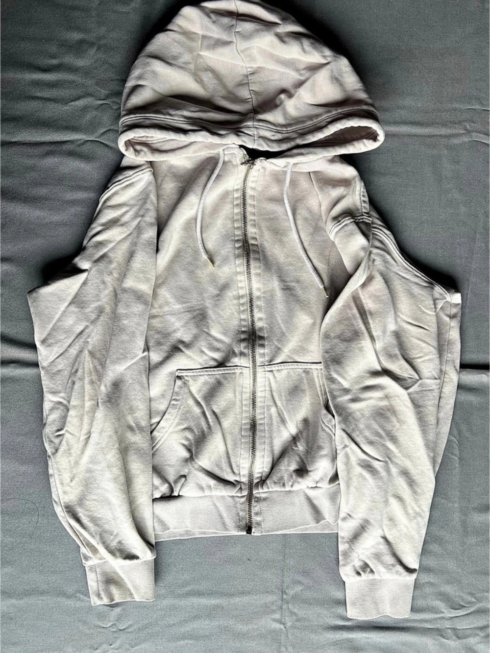 Zip-Up Hoodie in pink